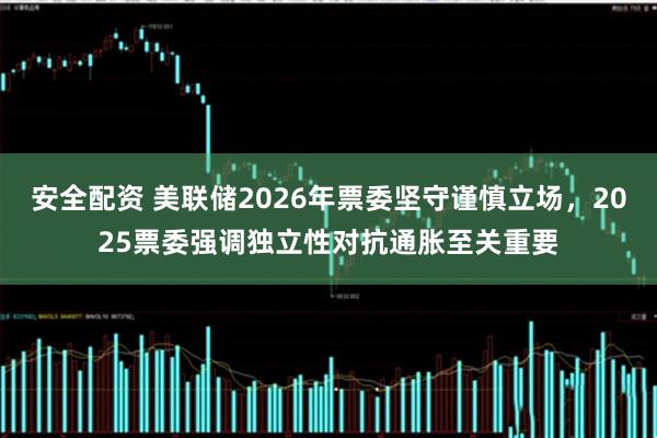 安全配资 美联储2026年票委坚守谨慎立场，2025票委强调独立性对抗通胀至关重要